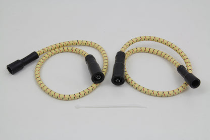 Sumax Yellow with Black & Red Tracer 7mm Spark Plug Wire Set