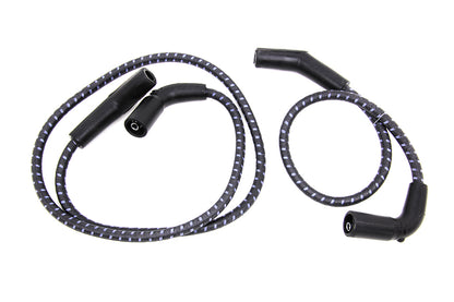 Sumax Black with Blue Tracer 7mm Spark Plug Wire Set
