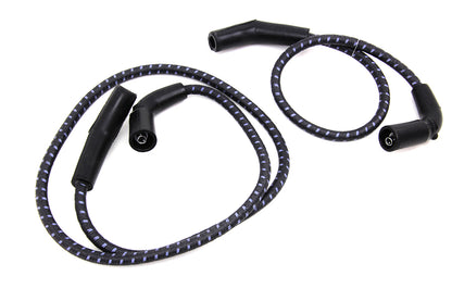Sumax Black with Blue Tracer 7mm Spark Plug Wire Set