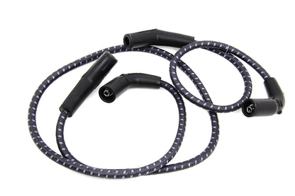Sumax Black with Blue Tracer 7mm Spark Plug Wire Set