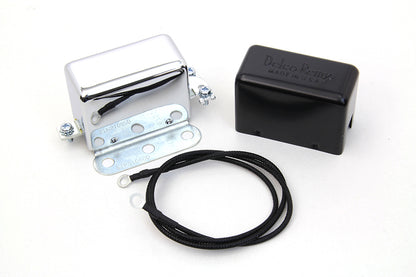 Chrome 12 Volt Regulator Relay