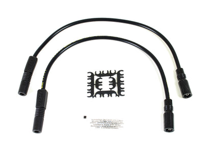 Accel 8mm S/S Spiral Core Ignition Wire Set Black