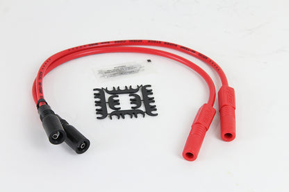Accel 8mm S/S Spiral Core Ignition Wire Set Red