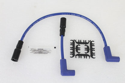 Accel 8mm S/S Spiral Core Ignition Wire Set Blue
