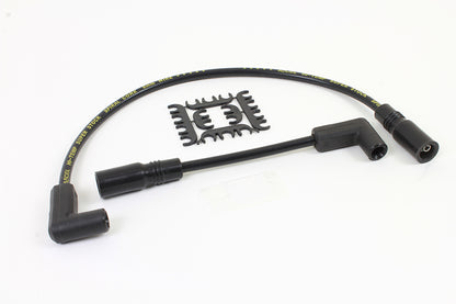 Accel 8mm S/S Spiral Core Ignition Wire Set Black