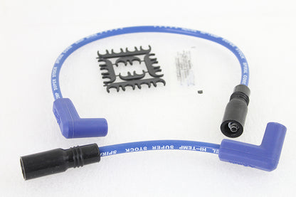 Accel 8mm S/S Spiral Core Ignition Wire Set Blue
