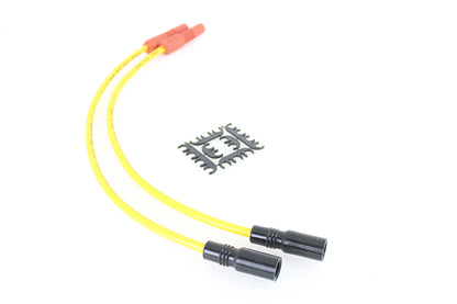 Accel 8mm S/S Spiral Core Ignition Wire Set Yellow