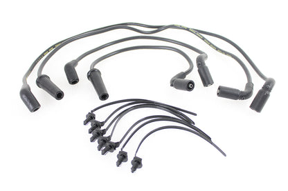 Accel 8mm S/S Spiral Core Ignition Wire Set Black