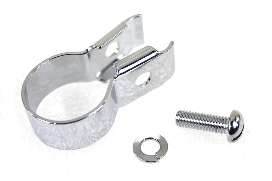 Front Brake Cable Handlebar Clip Chrome