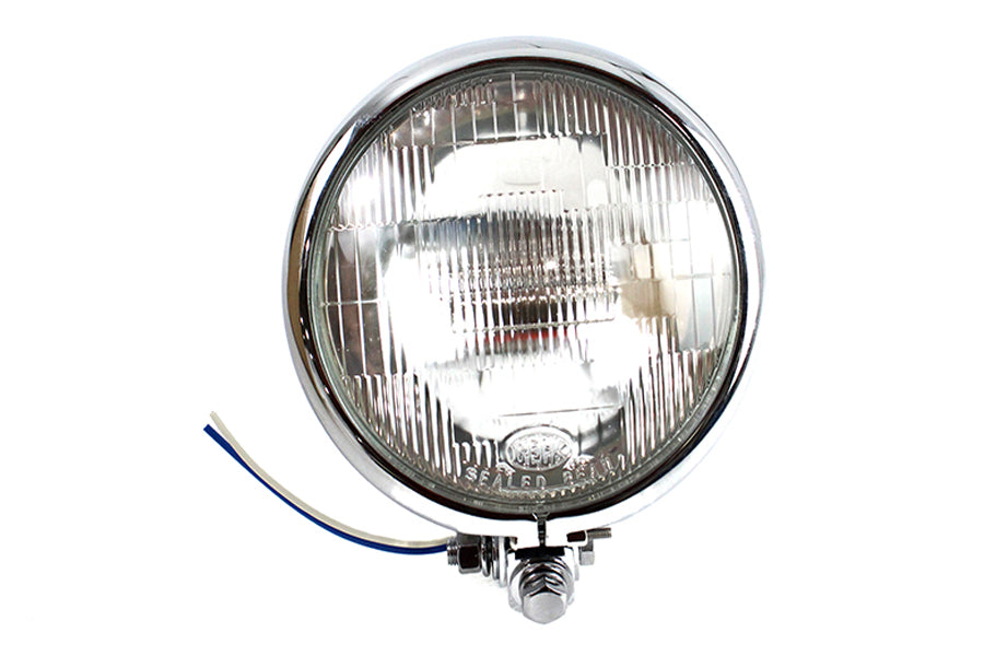 5-3/4 Round Headlamp Assembly Chrome