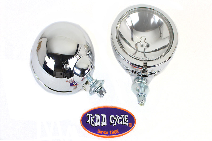 Chrome Spotlamp Assembly Set