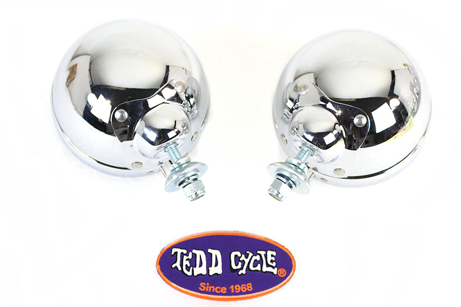 Chrome Spotlamp Assembly Set