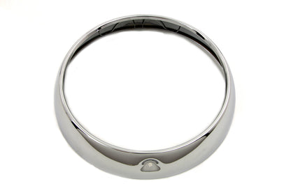Chrome Contoured 7 Headlamp Rim
