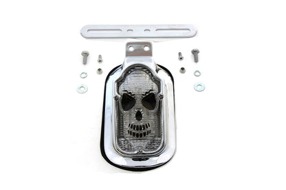 Skull Face Tombstone Tail Lamp Clear Lens