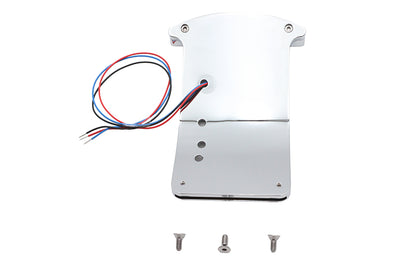 Chrome Slice LED Tail Lamp License Plate Assembly
