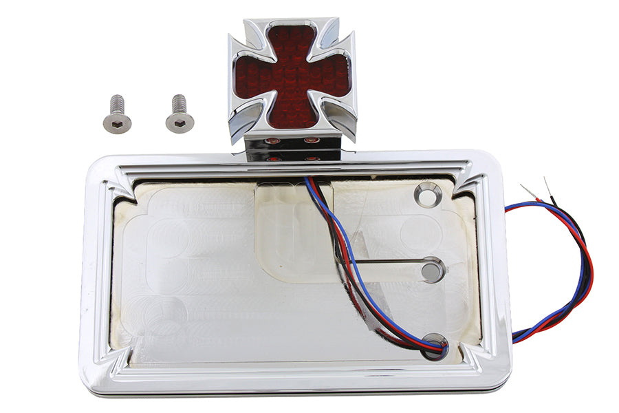 Tail Lamp and License Plate Assembly Maltese Style