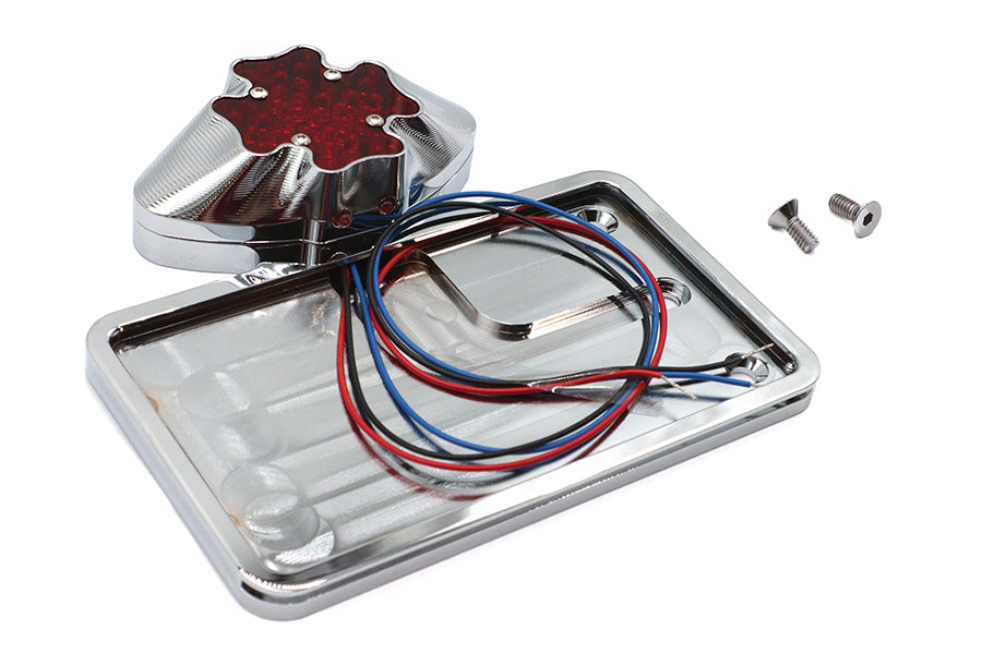 Tail Lamp and License Plate Assembly Maltese Style