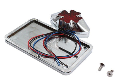 Tail Lamp and License Plate Assembly Maltese Style