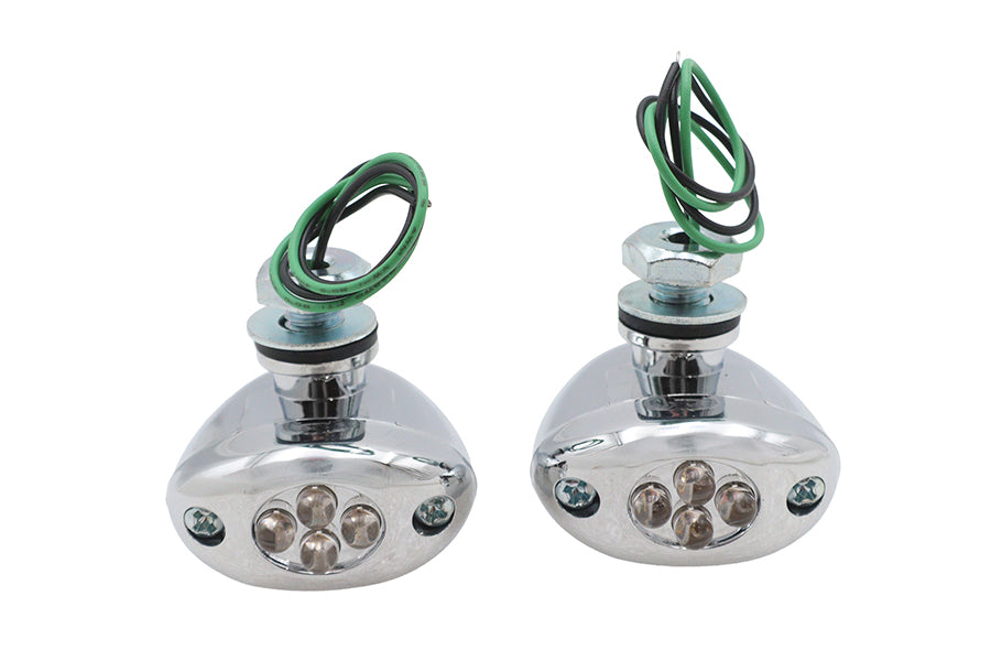 LED Green Marker Lamp Set Center Mount