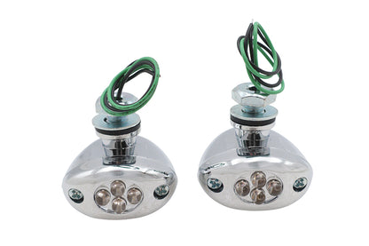 LED Green Marker Lamp Set Center Mount