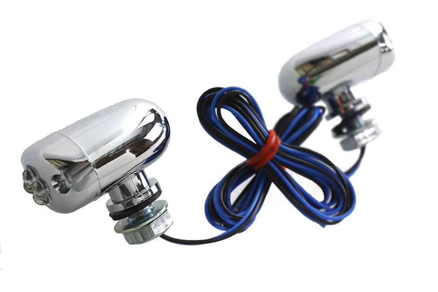 LED Blue Marker Lamp Set Center Mount