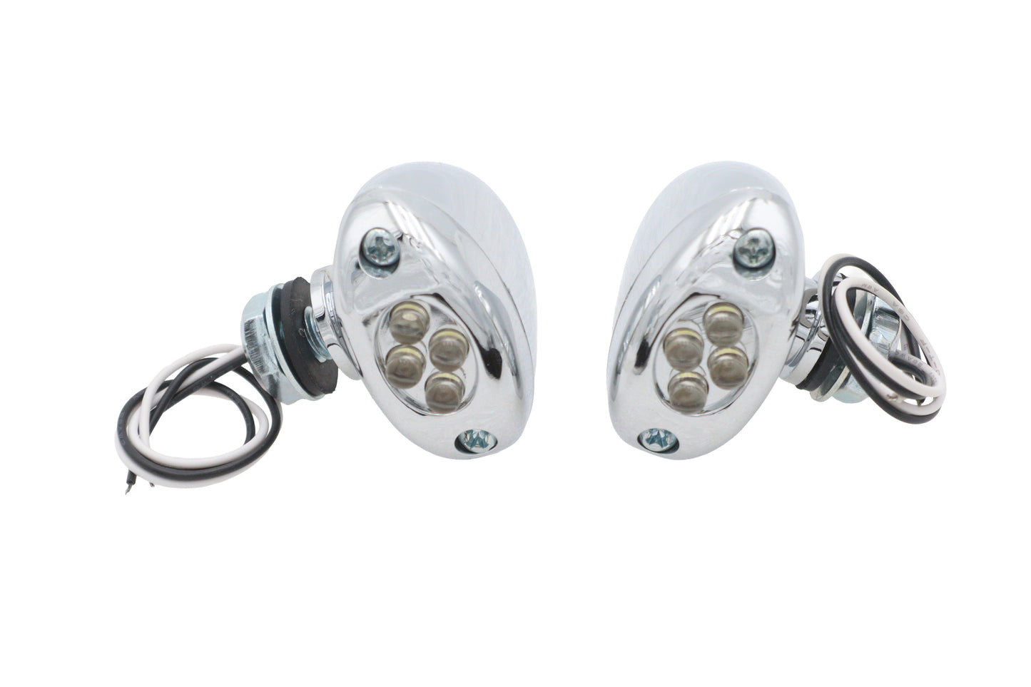 LED Clear Marker Lamp Set Center Mount