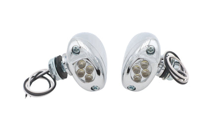 LED Clear Marker Lamp Set Center Mount