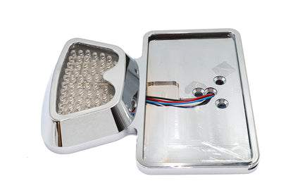 Chrome Fender Mount LED Tail Lamp Zoid Type