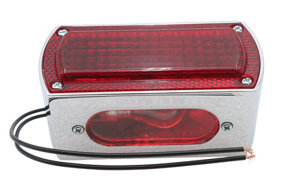 Chrome Die Cast Box Style Tail Lamp
