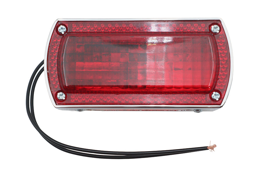 Chrome Die Cast Box Style Tail Lamp