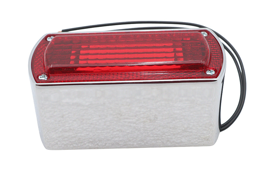 Chrome Die Cast Box Style Tail Lamp