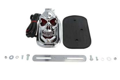 Chrome Skull Grill Tombstone Tail Lamp