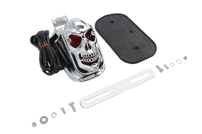 Chrome Skull Grill Tombstone Tail Lamp