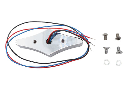 Chrome Diamond LED Flat Back Tail Lamp