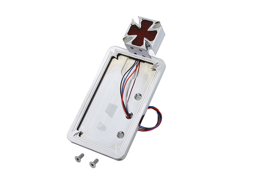 Maltese LED Vertical Tail Lamp and License Plate Mount