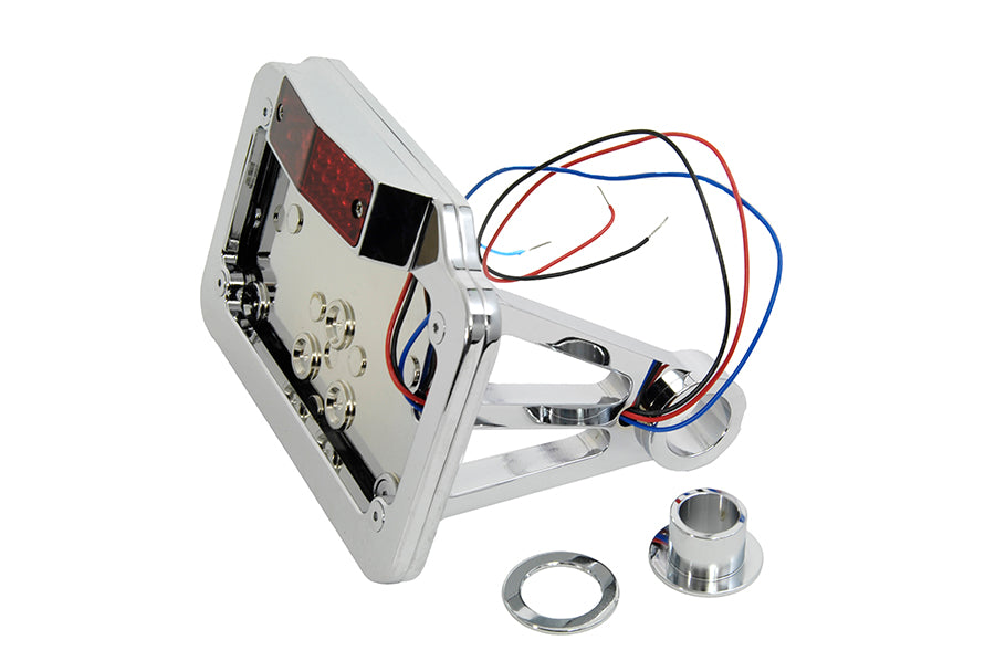 Chrome Plain Style Tail Lamp Assembly