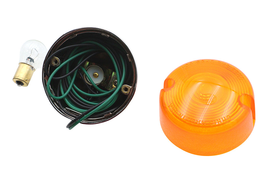 Rear Turn Signal Right or Left Assembly Chrome