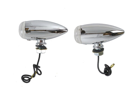 Mini Bullet Clear Lens Marker Lamp Set