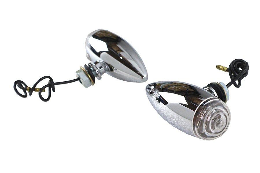Mini Bullet Clear Lens Marker Lamp Set
