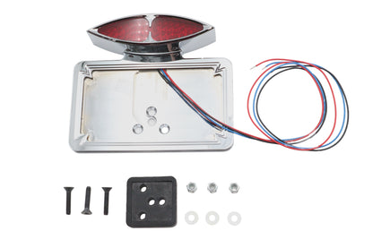 Chrome Katz Eyez LED Tail Lamp Kit Fender Mount Type