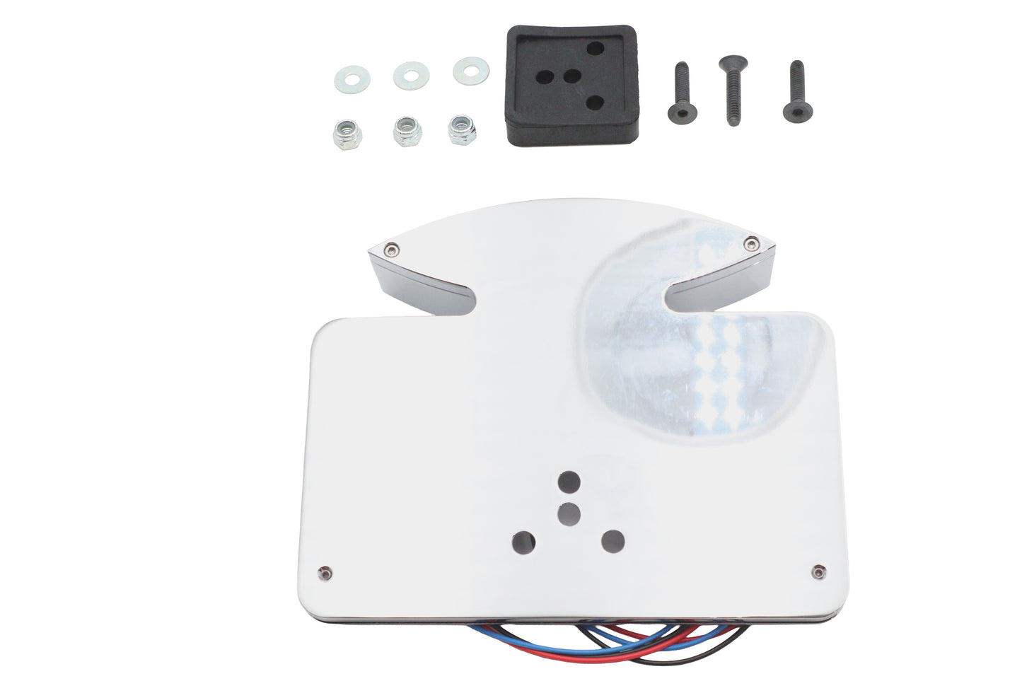 Chrome Katz Eyez LED Tail Lamp Kit Fender Mount Type