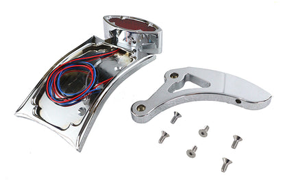 Chrome Curved Odin Style Tail Lamp Kit