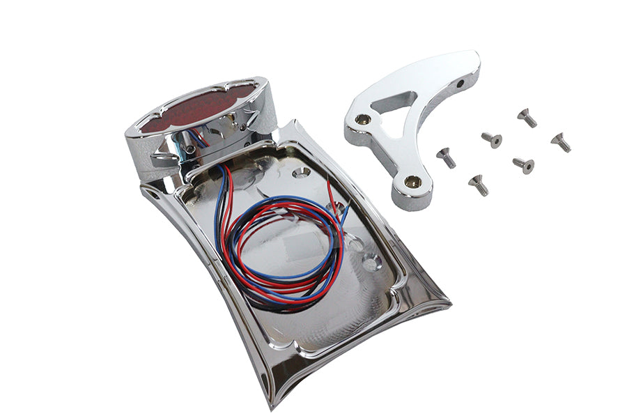 Chrome Curved Odin Style Tail Lamp Kit