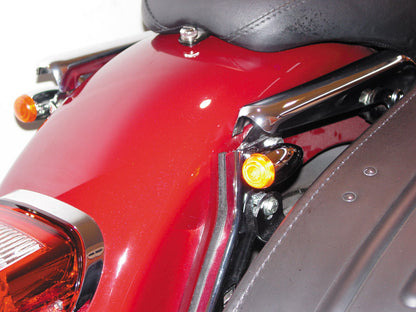 Mini LED Bullet Amber Lens Marker Lamp Set