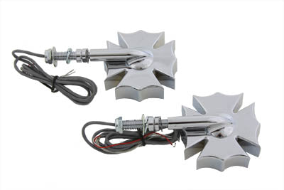 Fireman Cross Turn Signal Set Short Stud Type