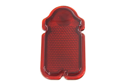 Red Glass Tombstone Tail Lamp Lens