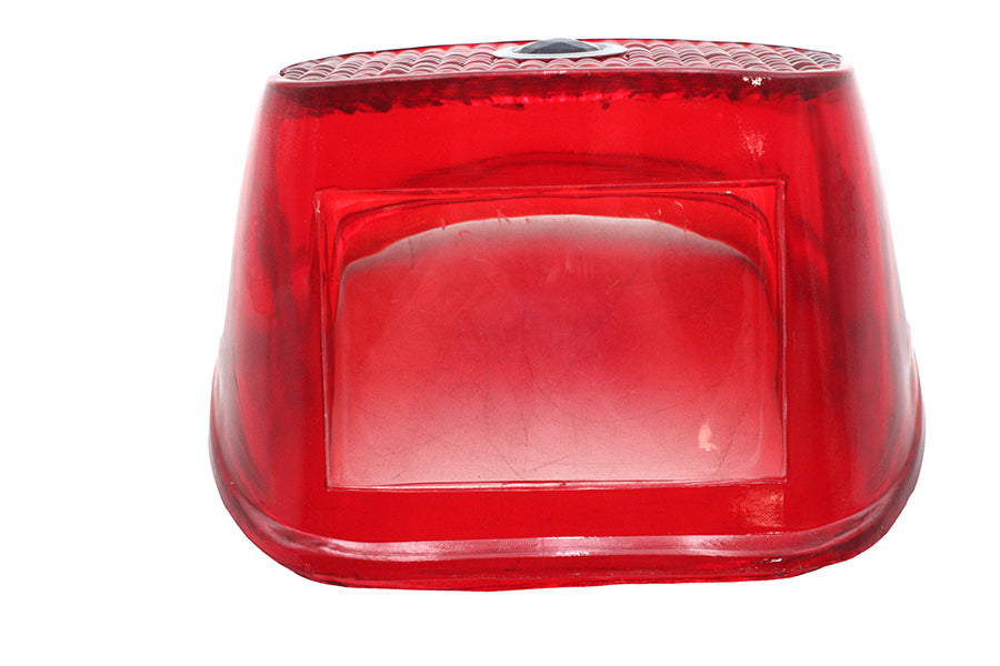 Tail Lamp Lens Red with Blue Dot