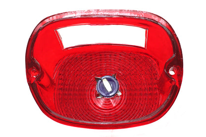 Tail Lamp Lens Red with Blue Dot