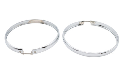 5-3/4 Headlamp Chrome Outer Rim Set