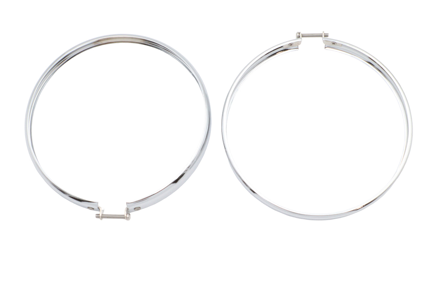 5-3/4 Headlamp Chrome Outer Rim Set